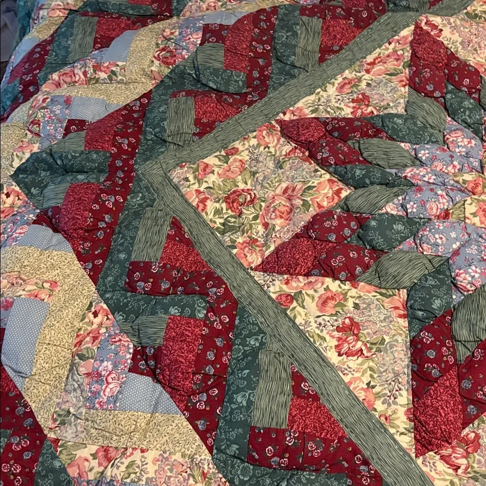 Vintage floral patchwork